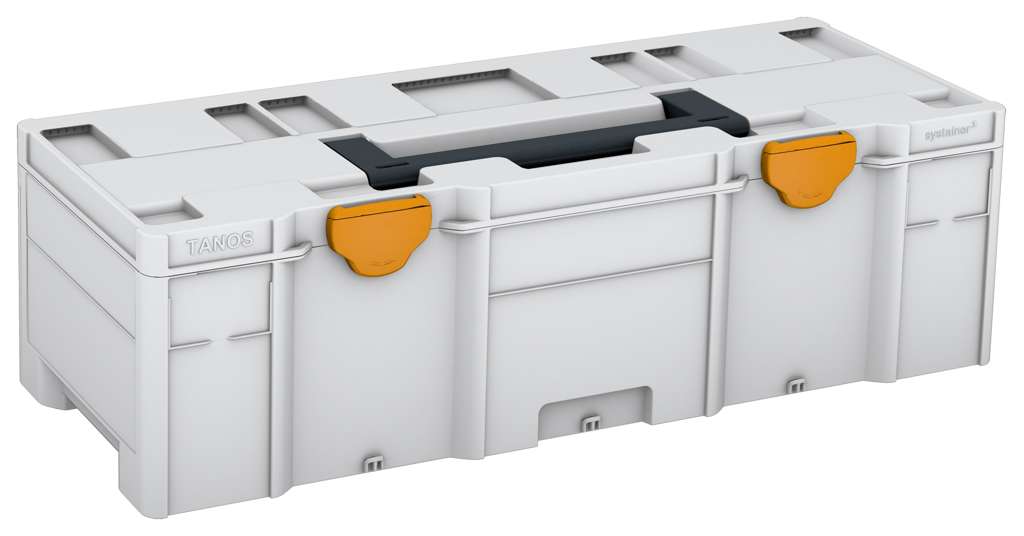 Systainer³ XXL 237, Light Grey with Anthracite lid handle and Daffodil Yellow catches