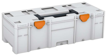Systainer³ XXL 237, Light Grey with Anthracite lid handle and Deep Orange catches