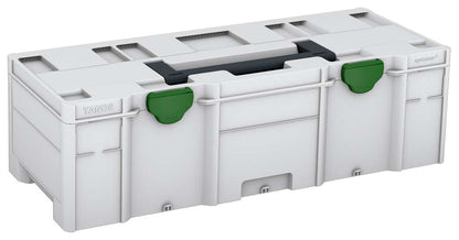 Systainer³ XXL 237, Light Grey with Anthracite lid handle and Emerald Green catches
