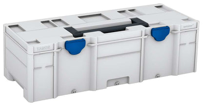 Systainer³ XXL 237, Light Grey with Anthracite lid handle and Signal Blue catches