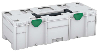 Systainer³ XXL 237, Light Grey with Anthracite lid handle and Signal Green catches