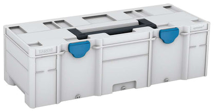 Systainer³ XXL 237, Light Grey with Anthracite lid handle and Sky Blue catches