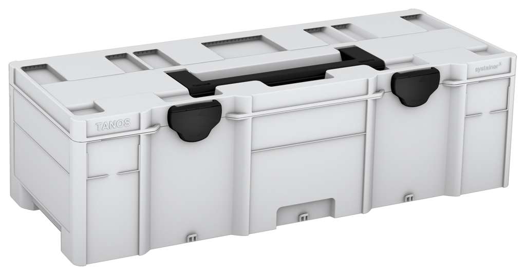 Systainer³ XXL 237, Light Grey with Black lid handle and Black catches