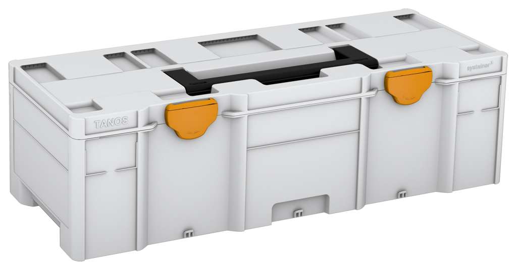 Systainer³ XXL 237, Light Grey with Black lid handle and Daffodil Yellow catches