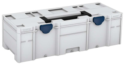 Systainer³ XXL 237, Light Grey with Black lid handle and Sapphire Blue catches