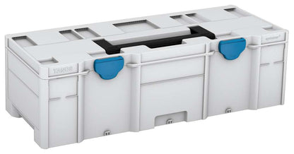 Systainer³ XXL 237, Light Grey with Black lid handle and Sky Blue catches