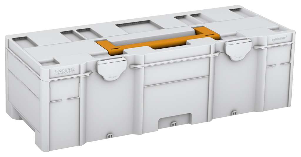 Systainer³ XXL 237, Light Grey with Daffodil Yellow lid handle