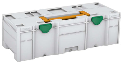 Systainer³ XXL 237, Light Grey with Daffodil Yellow lid handle and Signal Green catches