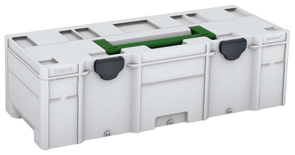 Systainer³ XXL 237, Light Grey with Emerald Green lid handle and Anthracite catches