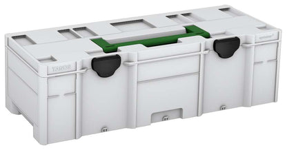 Systainer³ XXL 237, Light Grey with Emerald Green lid handle and Black catches