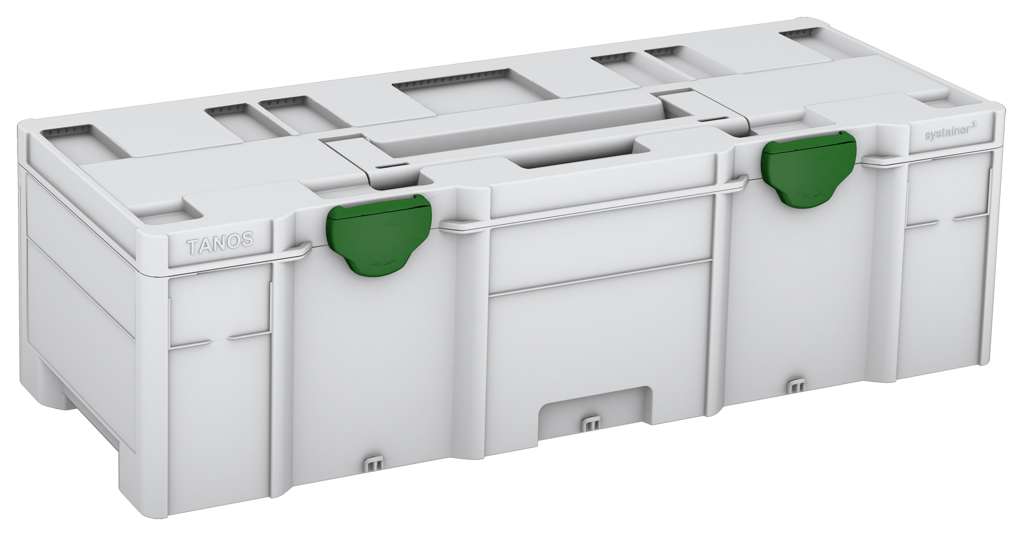 Systainer³ XXL 237, Light Grey with Emerald Green catches