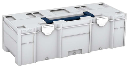 Systainer³ XXL 237, Light Grey with Sapphire Blue lid handle and White catches