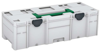 Systainer³ XXL 237, Light Grey with Signal Green lid handle and Anthracite catches