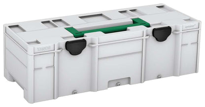 Systainer³ XXL 237, Light Grey with Signal Green lid handle and Black catches
