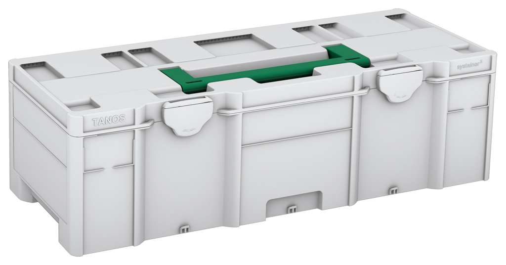 Systainer³ XXL 237, Light Grey with Signal Green lid handle