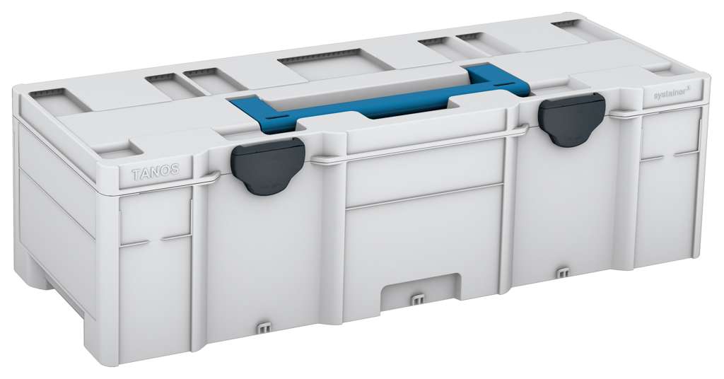 Systainer³ XXL 237, Light Grey with Sky Blue lid handle and Anthracite catches