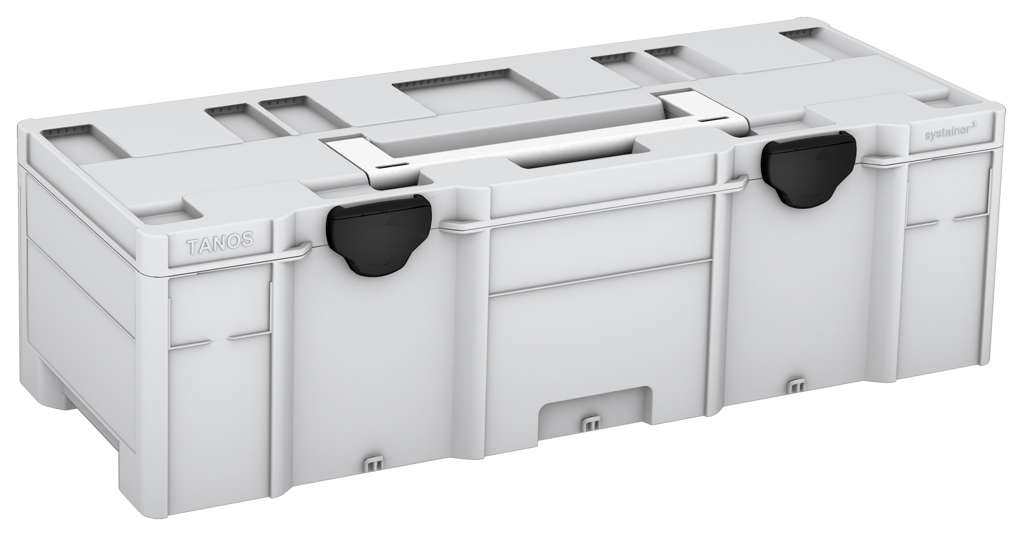 Systainer³ XXL 237, Light Grey with White lid handle and Black catches