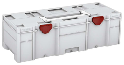Systainer³ XXL 237, Light Grey with White lid handle and Carmine Red catches