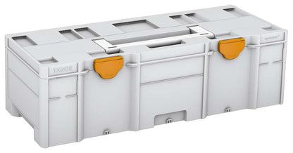Systainer³ XXL 237, Light Grey with White lid handle and Daffodil Yellow catches