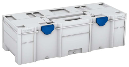 Systainer³ XXL 237, Light Grey with Signal Blue catches