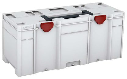 Systainer³ XXL 337, Light Grey with Anthracite lid handle and Carmine Red catches