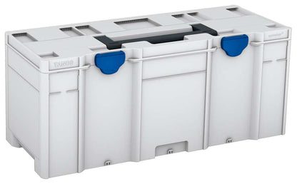 Systainer³ XXL 337, Light Grey with Anthracite lid handle and Signal Blue catches