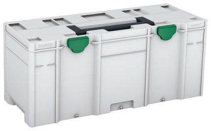 Systainer³ XXL 337, Light Grey with Anthracite lid handle and Signal Green catches