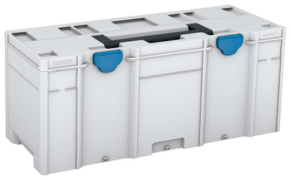 Systainer³ XXL 337, Light Grey with Anthracite lid handle and Sky Blue catches