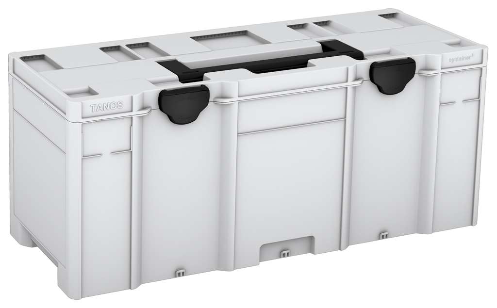 Systainer³ XXL 337, Light Grey with Black lid handle and Black catches