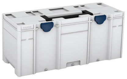 Systainer³ XXL 337, Light Grey with Black lid handle and Sapphire Blue catches