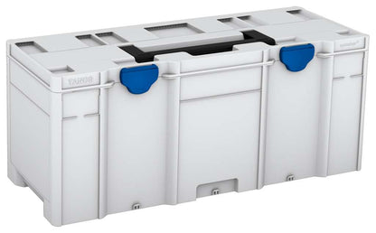 Systainer³ XXL 337, Light Grey with Black lid handle and Signal Blue catches