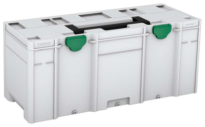 Systainer³ XXL 337, Light Grey with Black lid handle and Signal Green catches