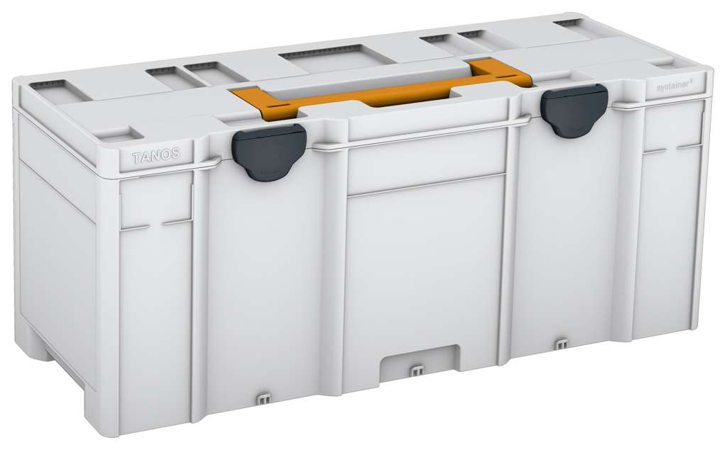 Systainer³ XXL 337, Light Grey with Daffodil Yellow lid handle and Anthracite catches