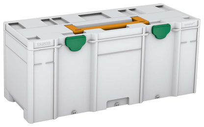 Systainer³ XXL 337, Light Grey with Daffodil Yellow lid handle and Signal Green catches