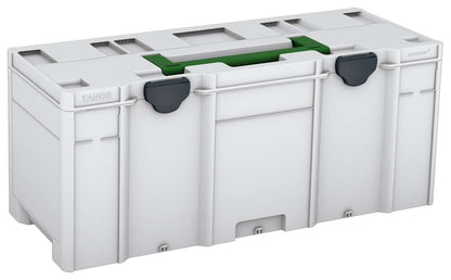 Systainer³ XXL 337, Light Grey with Emerald Green lid handle and Anthracite catches