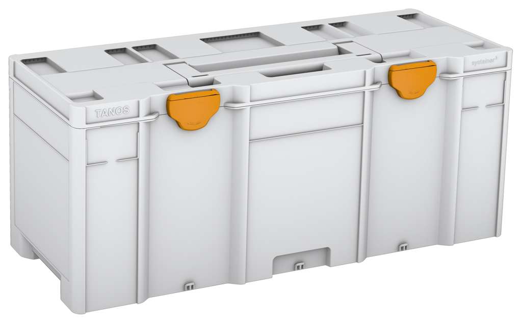 Systainer³ XXL 337, Light Grey with Daffodil Yellow catches