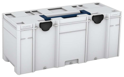 Systainer³ XXL 337, Light Grey with Sapphire Blue lid handle and Black catches