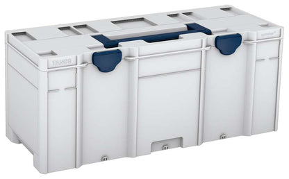 Systainer³ XXL 337, Light Grey with Sapphire Blue lid handle and Sapphire Blue catches