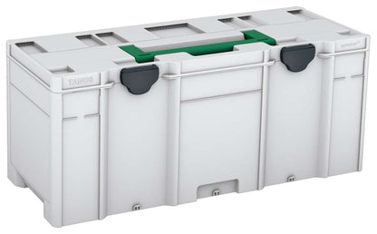 Systainer³ XXL 337, Light Grey with Signal Green lid handle and Anthracite catches