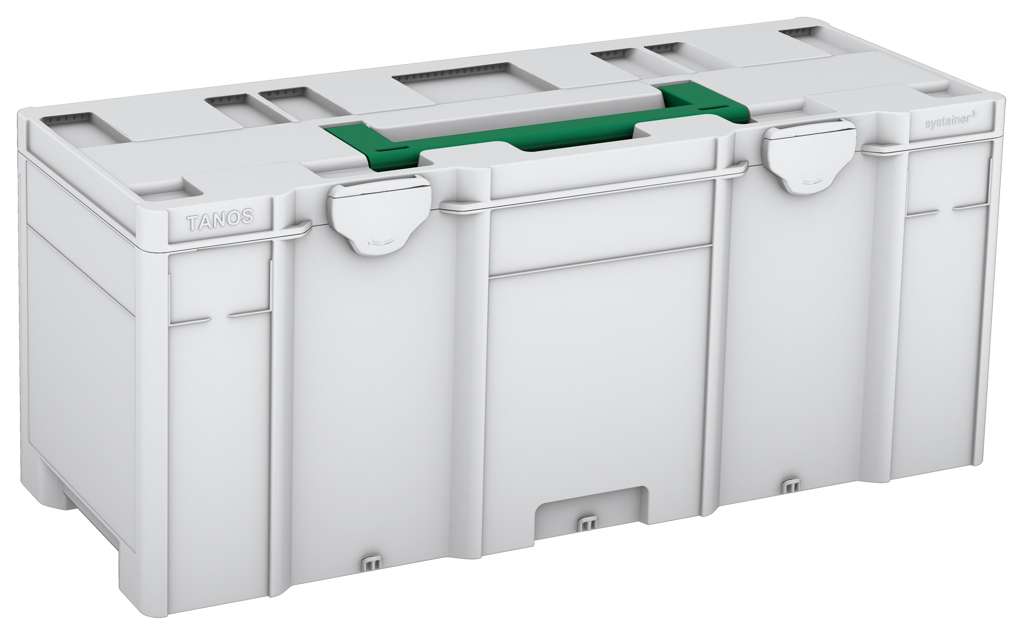 Systainer³ XXL 337, Light Grey with Signal Green lid handle