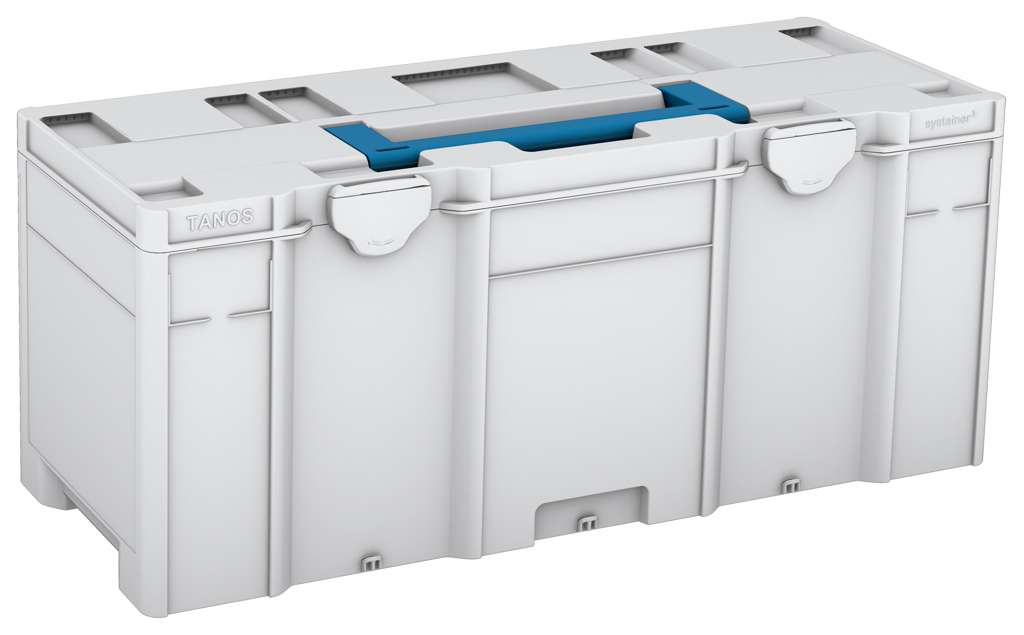 Systainer³ XXL 337, Light Grey with Sky Blue lid handle