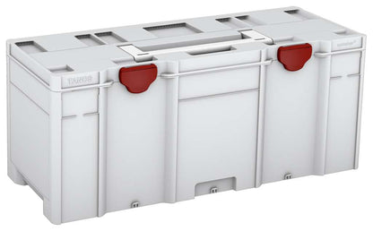 Systainer³ XXL 337, Light Grey with White lid handle and Carmine Red catches