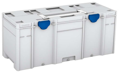 Systainer³ XXL 337, Light Grey with White lid handle and Signal Blue catches