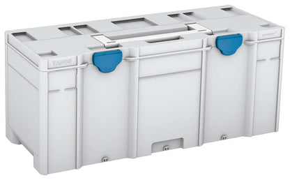 Systainer³ XXL 337, Light Grey with White lid handle and Sky Blue catches