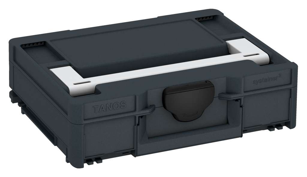 Systainer³ M 112, Anthracite with Light Grey lid handle and Black catches