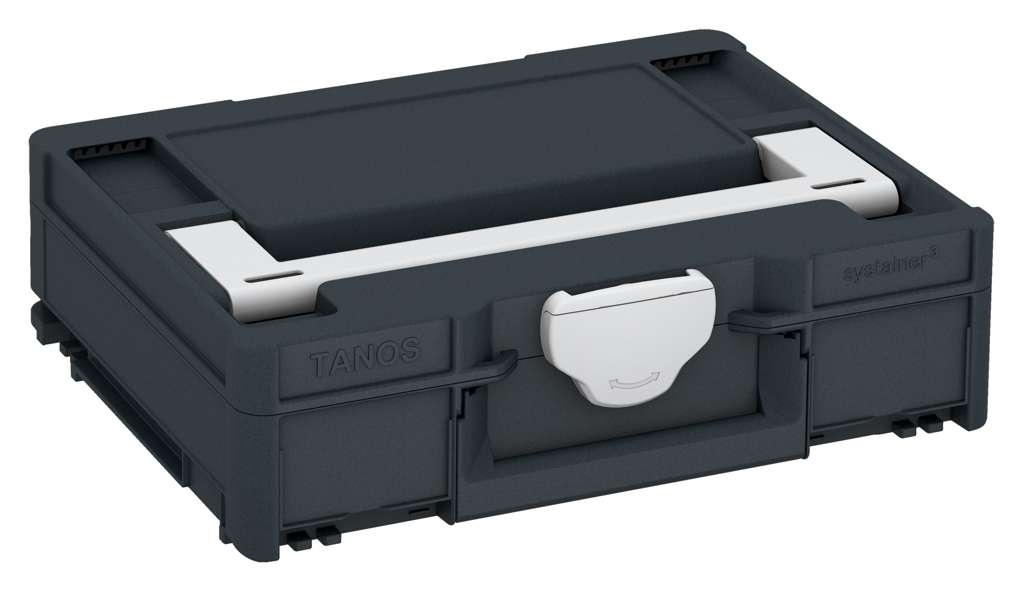 Systainer³ M 112, Anthracite with Light Grey lid handle and Light Grey catches