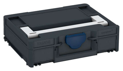 Systainer³ M 112, Anthracite with Light Grey lid handle and Sapphire Blue catches