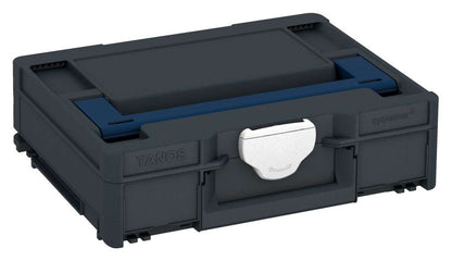 Systainer³ M 112, Anthracite with Sapphire Blue lid handle and White catches