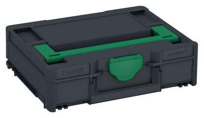 Systainer³ M 112, Anthracite with Signal Green lid handle and Signal Green catches
