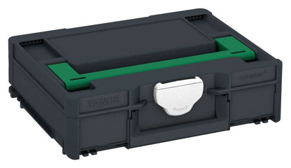 Systainer³ M 112, Anthracite with Signal Green lid handle and White catches
